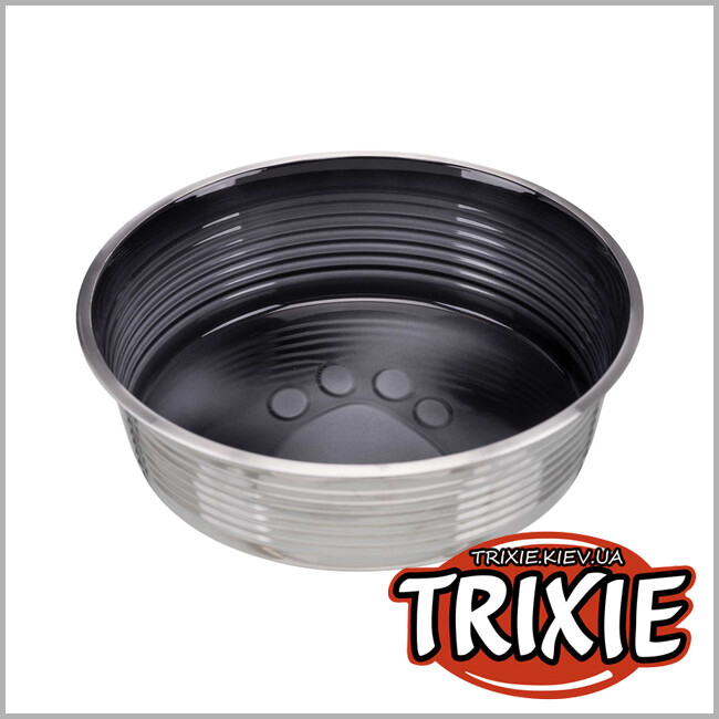 ТРИКСИ Украина - Миска из нержавеющей стали TRIXIE (1.3л/20см, цвета разные)