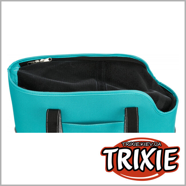 ТРИКСИ Украина - Сумка переноска Trixie Alea Carrier (бирюзово серая 16*20*30 cm )