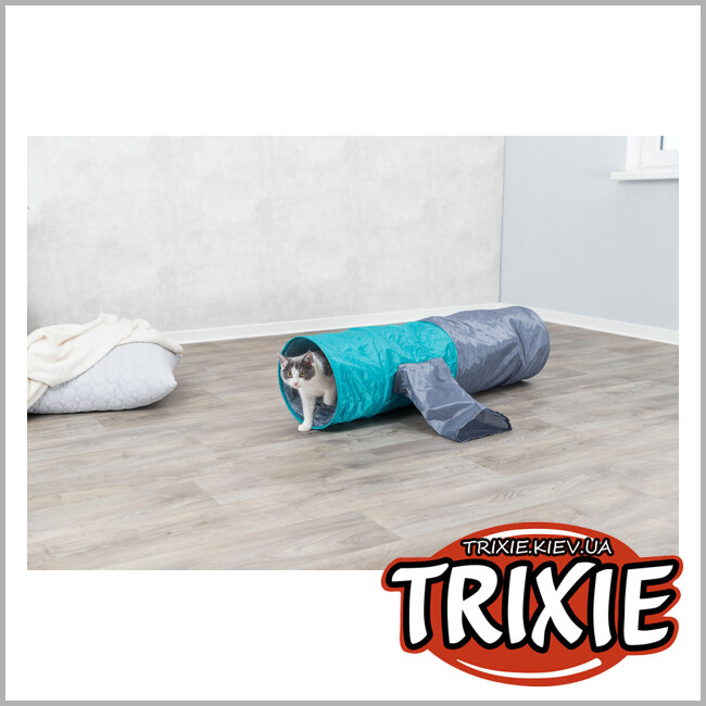 ТРИКСИ Украина - Тоннель для кошек Trixie 4302 игровой текстиль 30х115 см