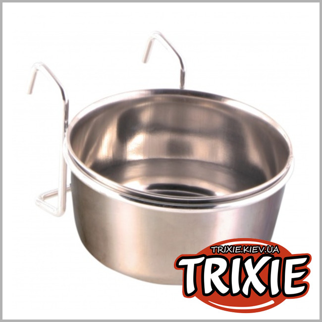ТРИКСИ Украина - Металлическая миска для птиц TRIXIE (Обьем:0,6л)