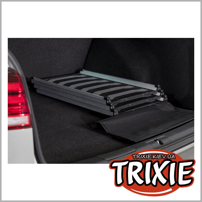 ТРИКСИ Украина - Трап складной TRIXIE (3 ступени, 40х78-175, 6.8кг, черный/серый)