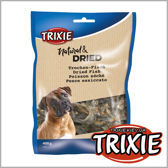 ТРИКСИ Украина - Лакомство для собак Trixie 2799 Sprats dried fish for dogs Шпроты вяленая рыба для собак 200 г