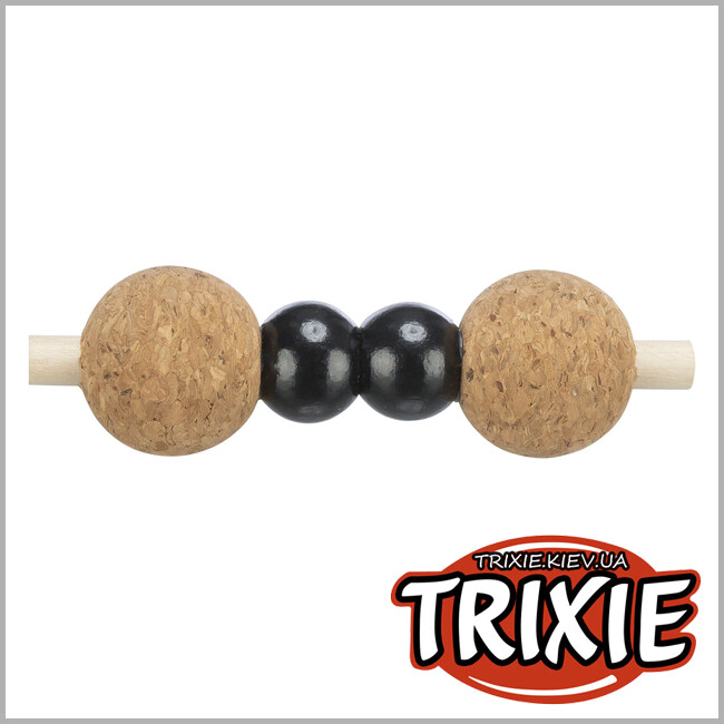 ТРИКСИ Украина - CityStyle гантель Trixie 41137 (пробка/дерево), 3х10см