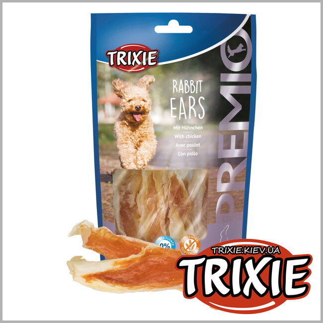 ТРИКСИ Украина - Лакомство для собак Trixie 31808 PREMIO Rabbit Ears 80г