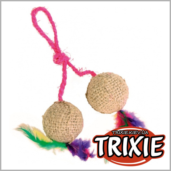 ТРИКСИ Украина - Джутовые мячи на веревке TRIXIE