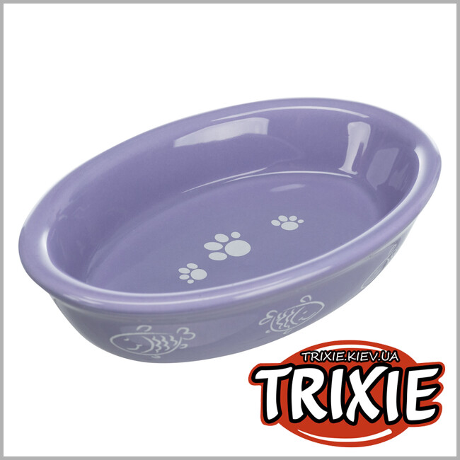 ТРИКСИ Украина - Миска для кошки Trixie Ceramic Bowl (10*15cm / 0.2L)