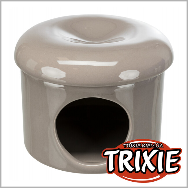 ТРИКСИ Украина - Керамический домик для мышей Trixie Ceramic House (16*12см серо-коричневый)