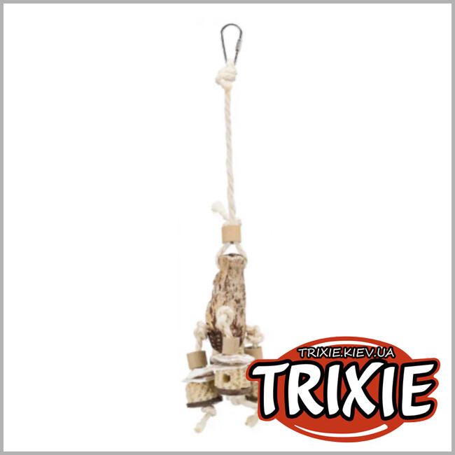 ТРИКСИ Украина - Игрушка TRIXIE на веревке с красным деревом (30 см)