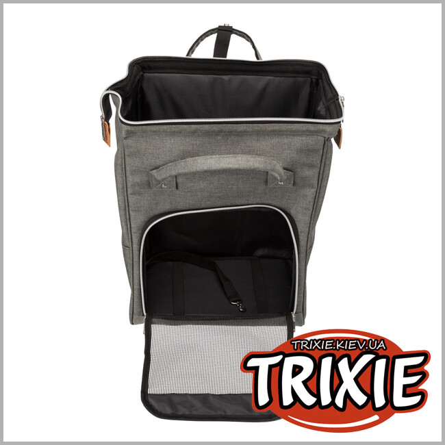 ТРИКСИ Украина - Рюкзак переноска Trixie Ava Backpack (32*42*22см серый)