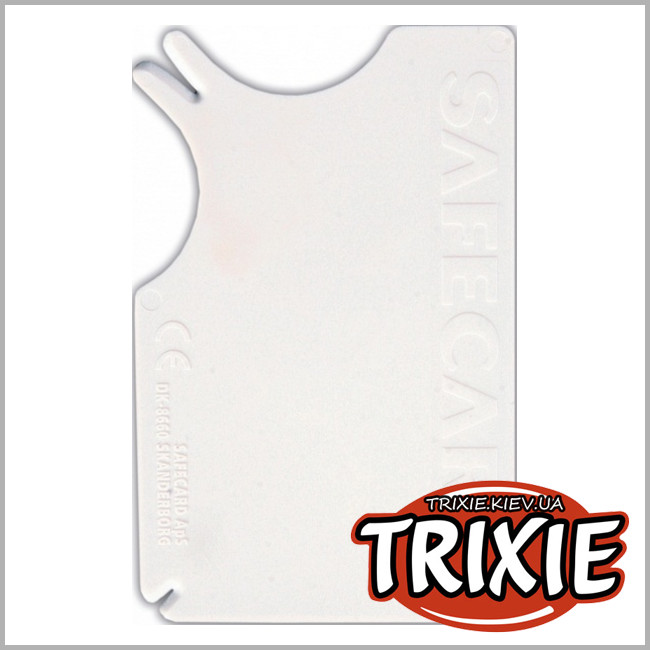 ТРИКСИ Украина - Пинцет для удаления клещей - пластиковая карта TRIXIE (8х5см)