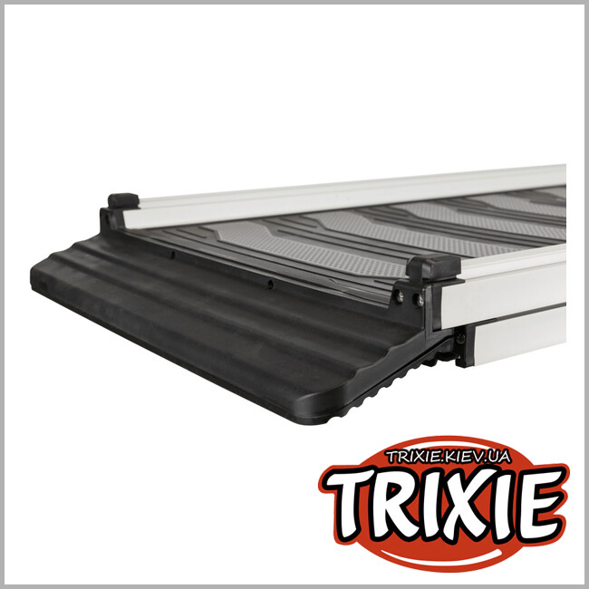 ТРИКСИ Украина - Пандус складной Petwalk-TRIXIE (40 х 102–170 см, 6,2 кг, до 100 кг, черный/серый)