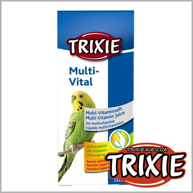 ТРИКСИ Украина - Витаминные капли для птиц TRIXIE