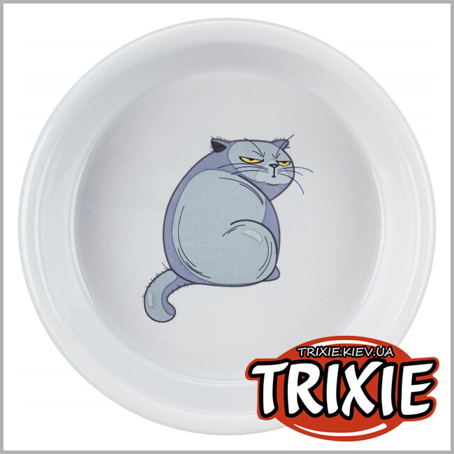 ТРИКСИ Украина - Керамическая миска Trixie Ceramic Bowl ( 0.25 L / 13 cm )
