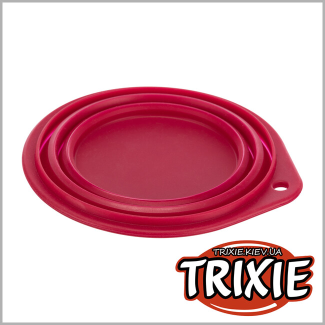 ТРИКСИ Украина - Миска дорожная для собак TRIXIE (Размер: 0.25л/11см)