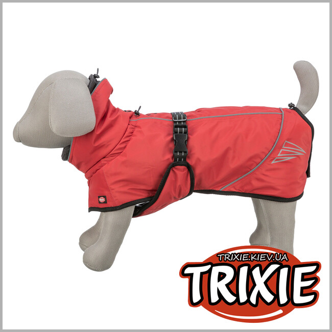 ТРИКСИ Украина - Попона зимняя для собак Trixie 680411 "Explore thermo", XS: 30см, красный