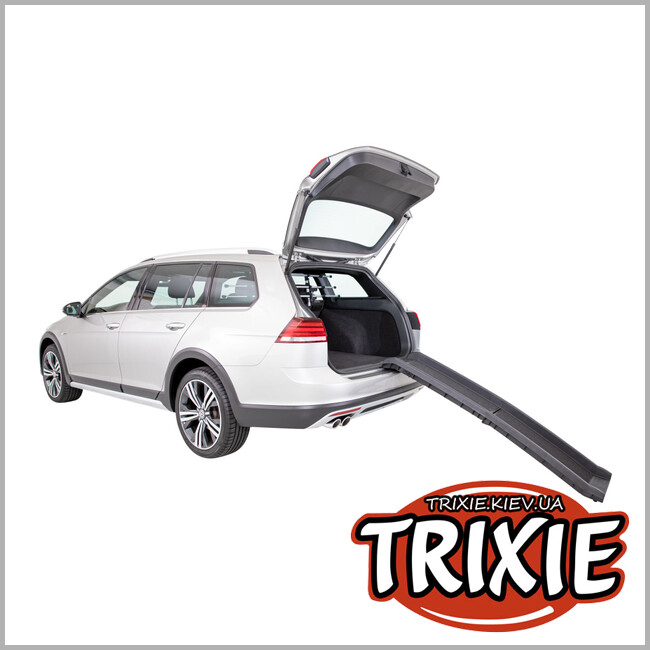 ТРИКСИ Украина - Пандус складной Petwalk-TRIXIE (40 х 156 см, 4,5 кг, черный, вес 4,5 кг, до 90 кг)