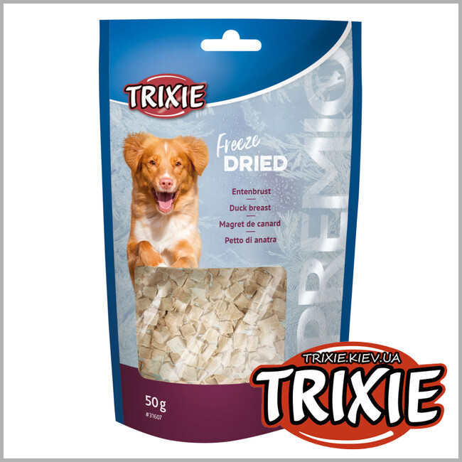 ТРИКСИ Украина - Лакомство для собак Trixie 31607 PREMIO Freeze Dried утиная грудка 50г