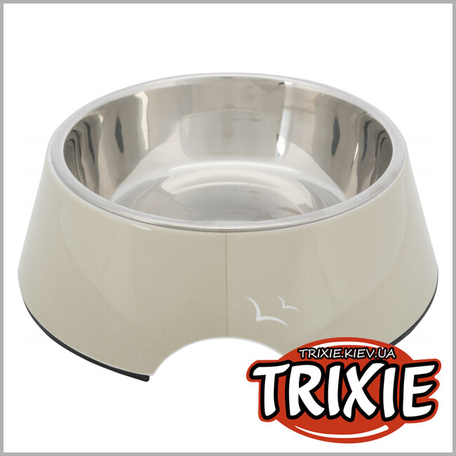 ТРИКСИ Украина - Миска BE NORDIC-TRIXIE (меламин, 0.8л/22см, песочный)