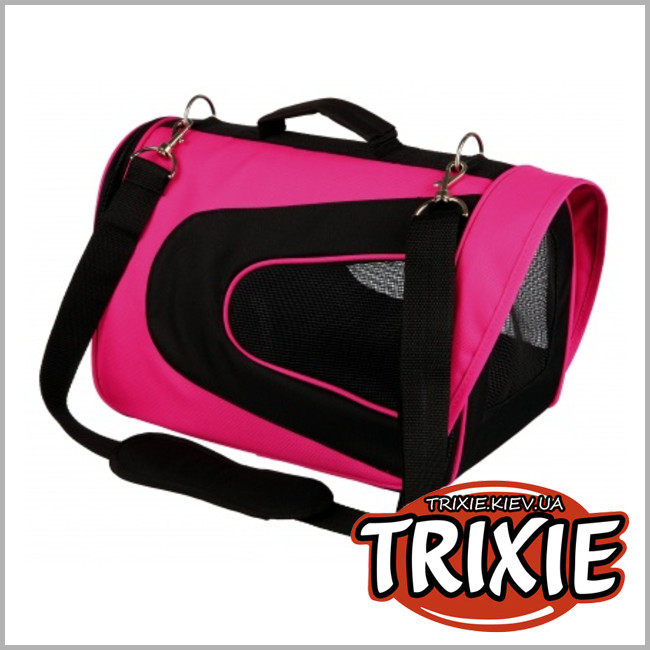 ТРИКСИ Украина - Сумка-переноска для кошек TRIXIE - Alina 28966 (22х23х35см розовый/чёрный)
