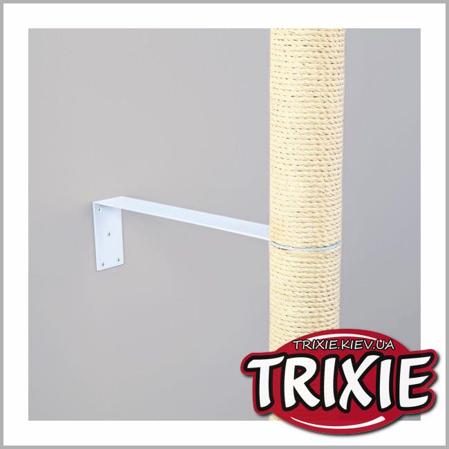 ТРИКСИ Украина - Крепёж на стену для установки домов для кошек TRIXIE (Размер: 68 × 10 × 5/8 см)