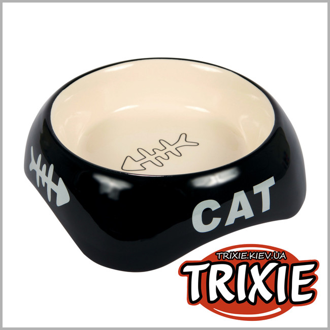 ТРИКСИ Украина - Миска керамическая Trixie Ceramic Bowl (0.2L / 13cm )