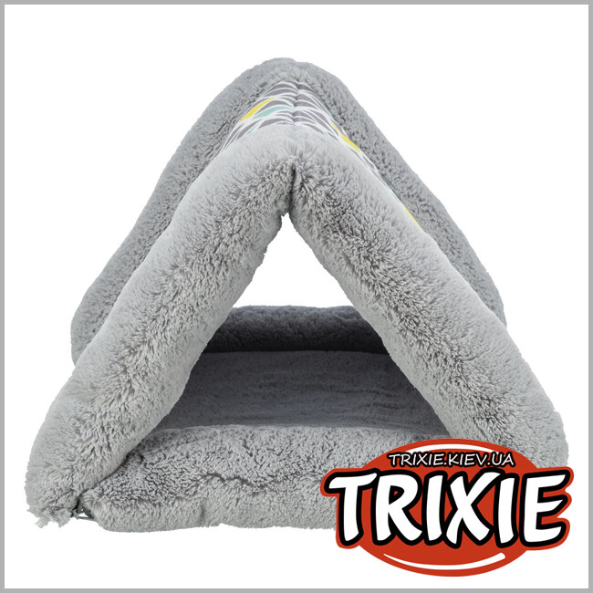 ТРИКСИ Украина - Лежак-пещера для морских свинкиок и кроликов Trixie 62805 "Sunny" (плюш), 44х33х40см