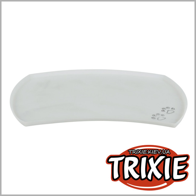 ТРИКСИ Украина - Коврик под миску Trixie Place Mat (силикон 48*27 см белый)