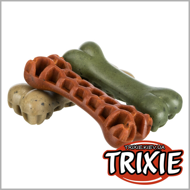 ТРИКСИ Украина - Denta Fun Trixie 31282 жевательная кость "Veggie Honey Comb" (водоросли), 12см/58гр (40шт/уп)
