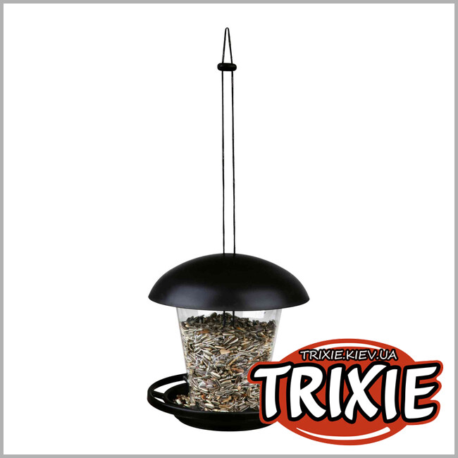 ТРИКСИ Украина - Уличная кормушка для птиц Trixie Feeding Lantern (пластик 900 мл / 17 см. )