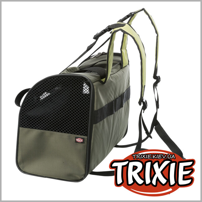 ТРИКСИ Украина - Рюкзак Trixie Shiva Backpack (нейлон 41*30*21cм зеленый)