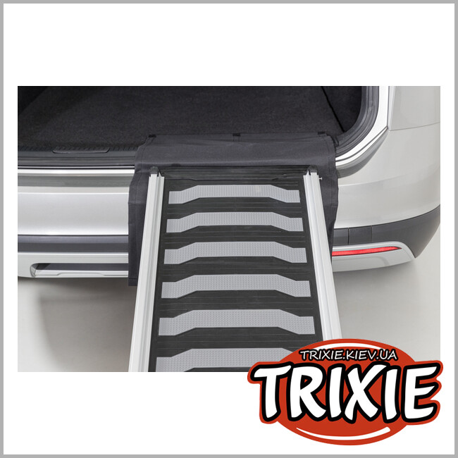 ТРИКСИ Украина - Трап складной TRIXIE (3 ступени, 40х78-175, 6.8кг, черный/серый)