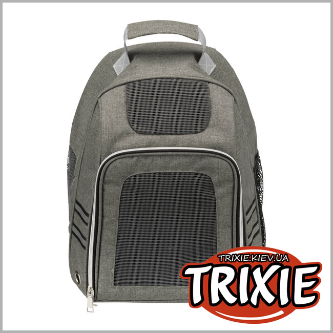 ТРИКСИ Украина - Сумка/рюкзак-переноска для животных Trixie 28850 "Dan", 34х44х26см, серый