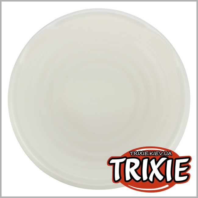 ТРИКСИ Украина - Миска д/кота TRIXIE (меламин 0.25л/17см,белый)