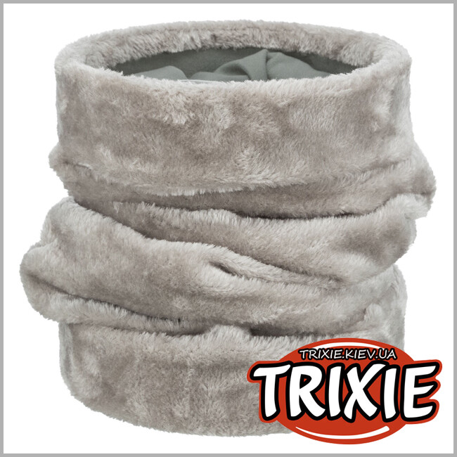 ТРИКСИ Украина - Игровой тоннель для животных Trixie 42982 (плюш), 22х60 см, серый