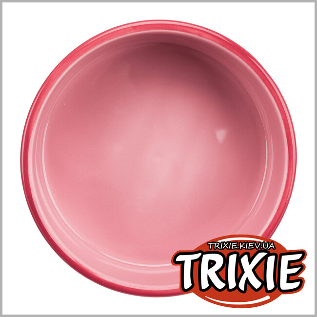 ТРИКСИ Украина - Миска TRIXIE (керамика 0.8 l/ø 16cm, розовый)