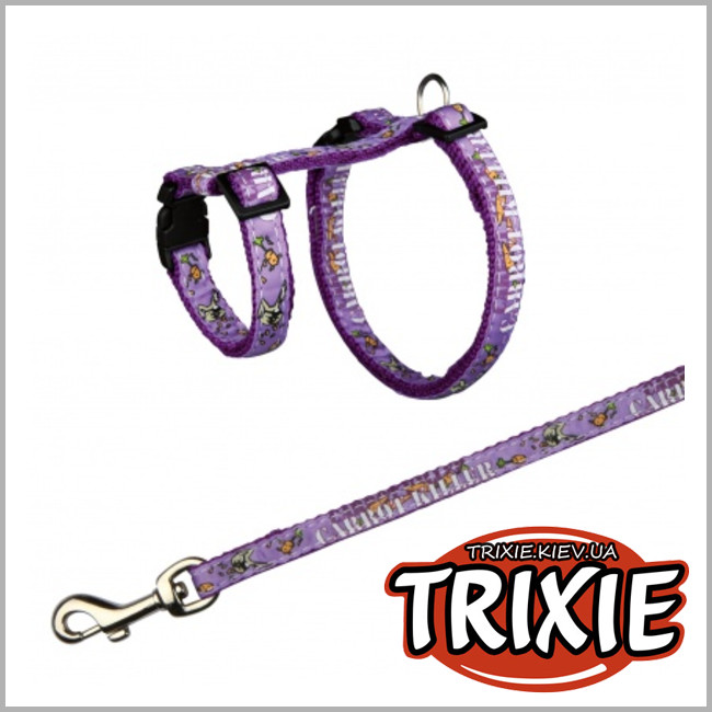 ТРИКСИ Украина - Шлея с поводком для кролика TRIXIE