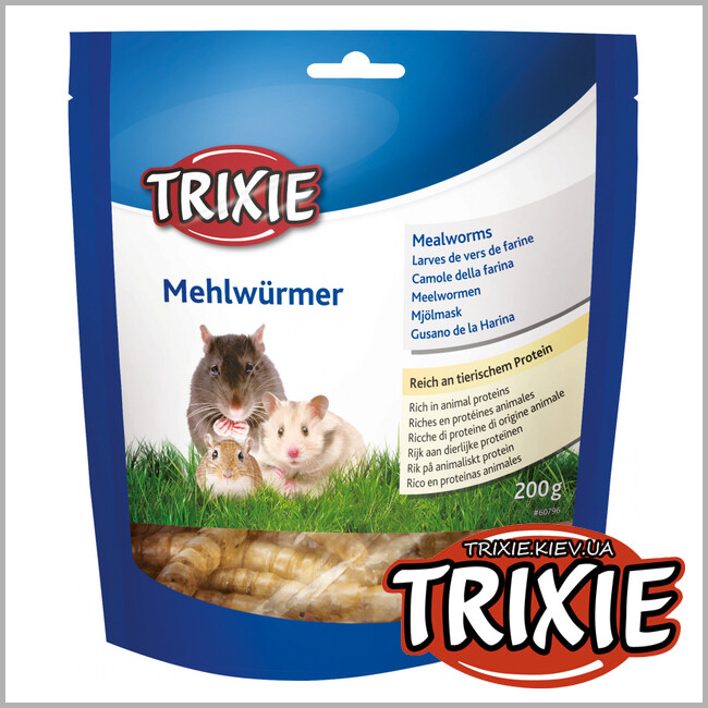ТРИКСИ Украина - Сушеные черви TRIXIE (200 г)