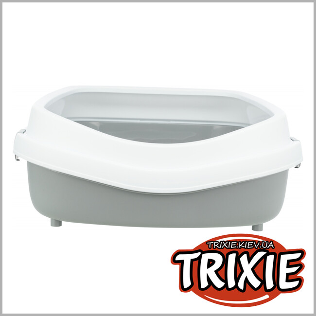 ТРИКСИ Украина - XXL Туалет Trixie Primo XXL Litter Tray (56*25*71см серый/белый)