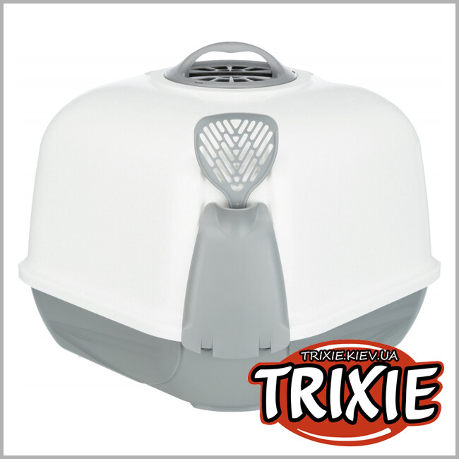ТРИКСИ Украина - Угловой туалет для котов Trixie Maro (с лопаткой 43*52*60см)