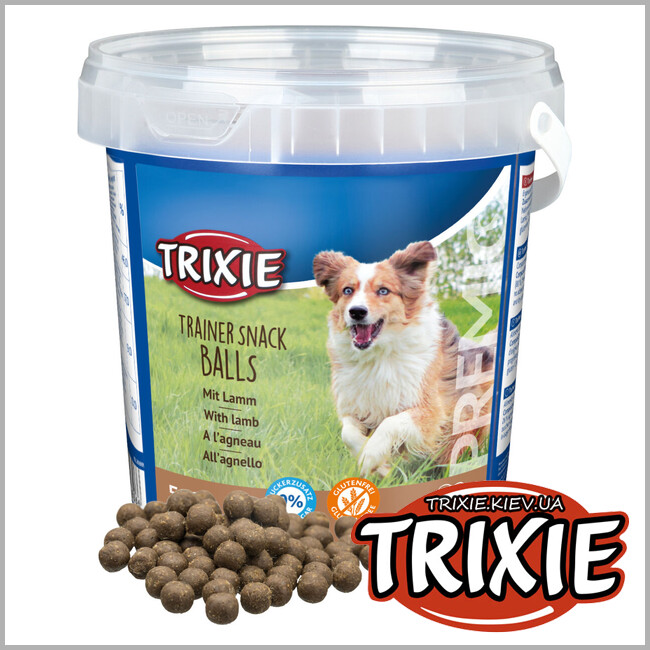ТРИКСИ Украина - Лакомство для собак Trixie 31806 Trainer Snack Balls ягненок 500г