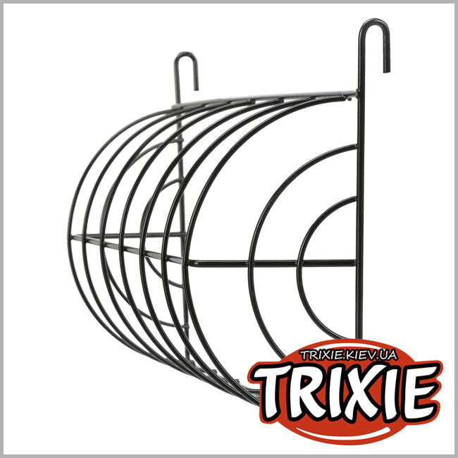 ТРИКСИ Украина - Кормушка для сена подвесная Trixie (металл, 25х15см, черный)
