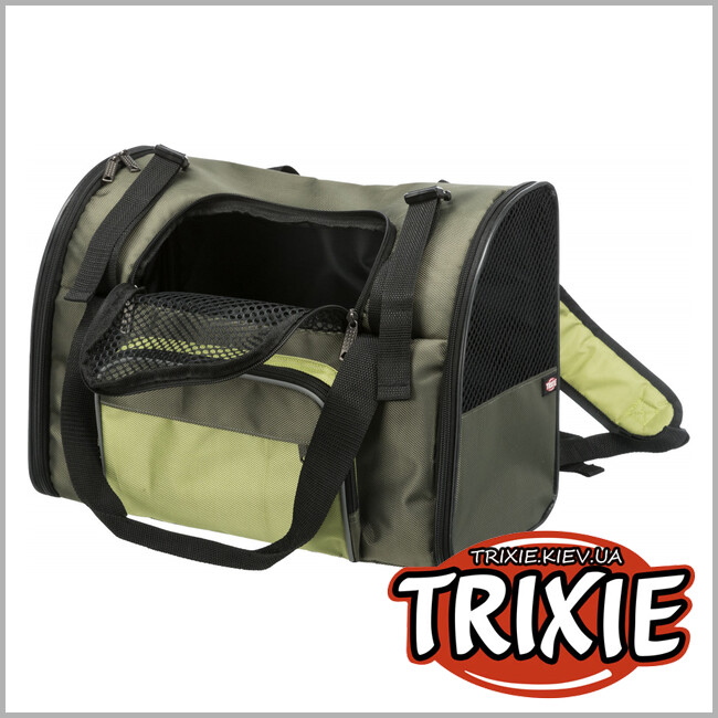 ТРИКСИ Украина - Рюкзак Trixie Shiva Backpack (нейлон 41*30*21cм зеленый)