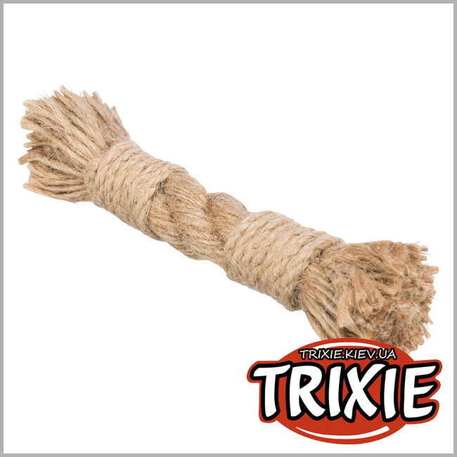 ТРИКСИ Украина - Игровой ролик-катушка для собак Trixie 45494, конопля 6.5х9см