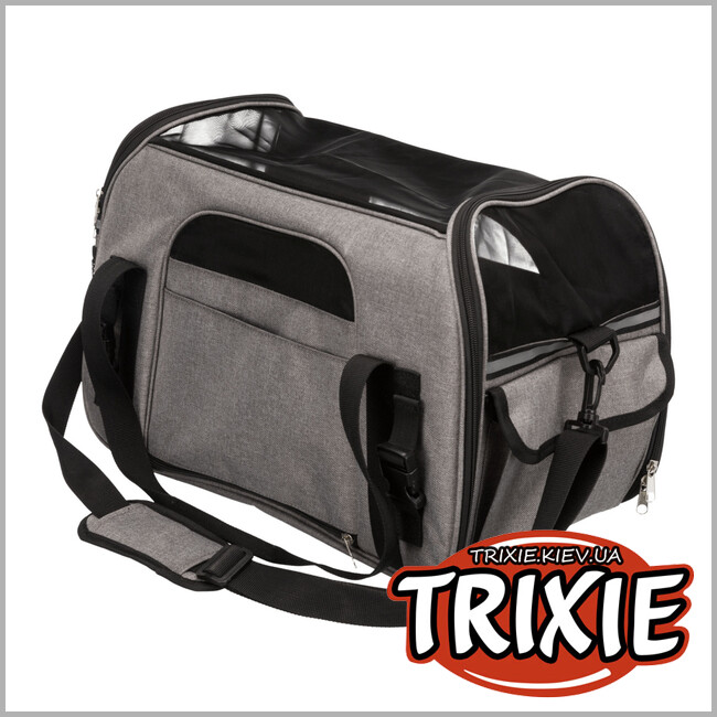 ТРИКСИ Украина - Сумка-переноска Ethan-TRIXIE (25х33х50 см, серый)