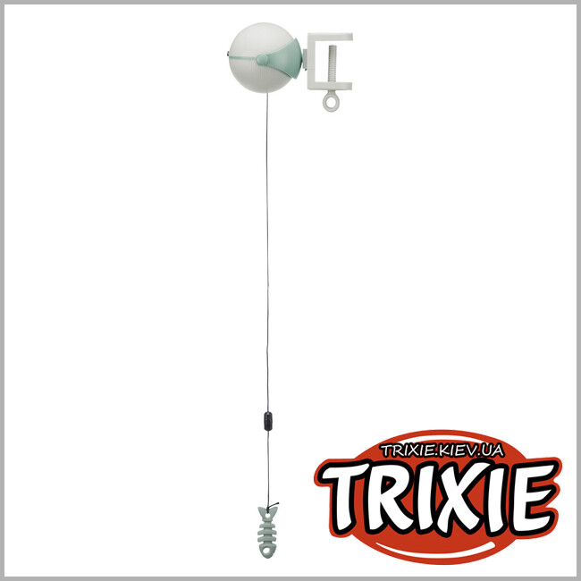 ТРИКСИ Украина - Игрушка для котов Trixie 46021 "Catch It" (пластик), 10х14см, белый