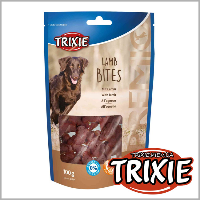 ТРИКСИ Украина - Лакомство для собак Trixie 31544 PREMIO Lamb Bites ягненок 100г