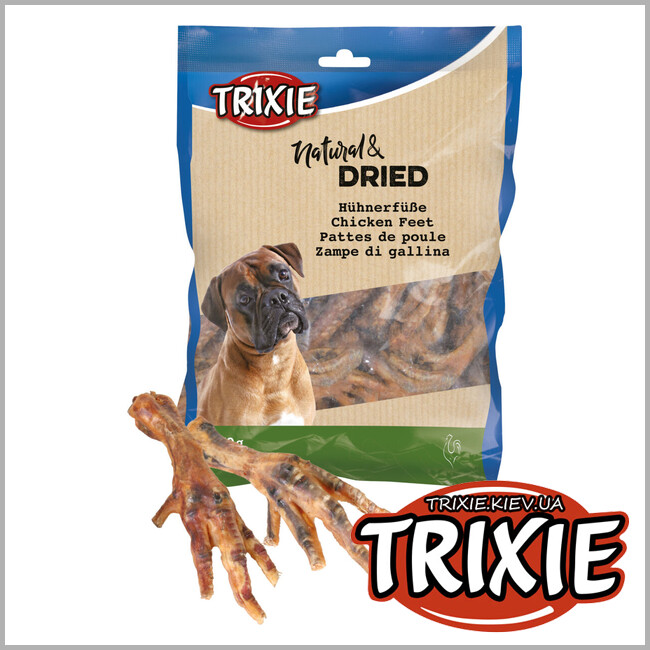 ТРИКСИ Украина - Лакомство для собак Trixie 31405 Chicken Feet куриные ножки 250г