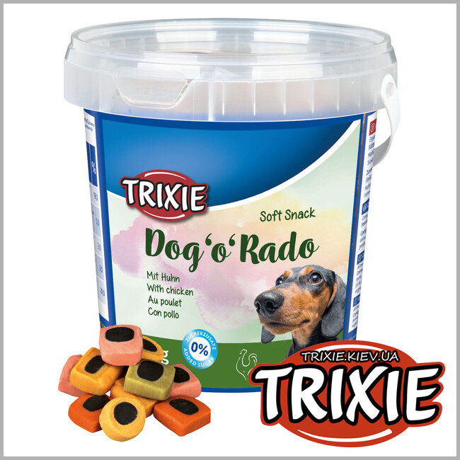 ТРИКСИ Украина - Лакомство для собак Trixie 31522 Soft Snack Dog o Rado курица 500г