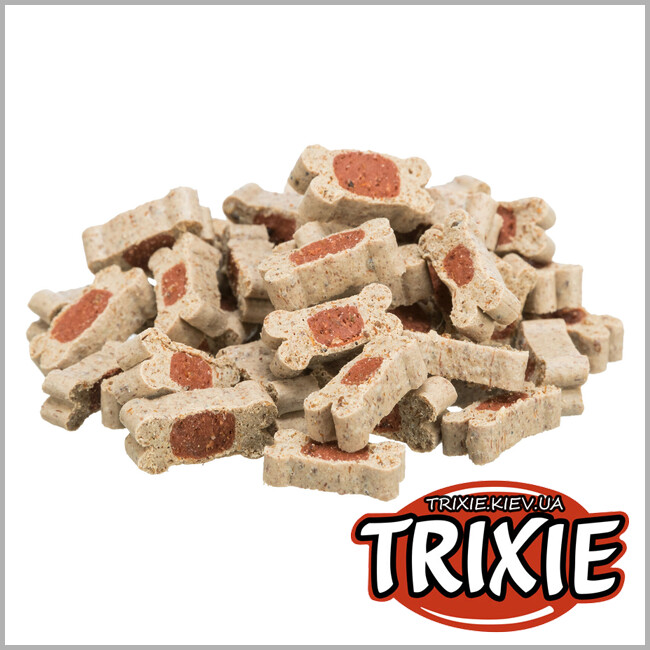ТРИКСИ Украина - Лакомство для собак Trixie 31491 Soft Snack Bonies из говядина и птица 75г