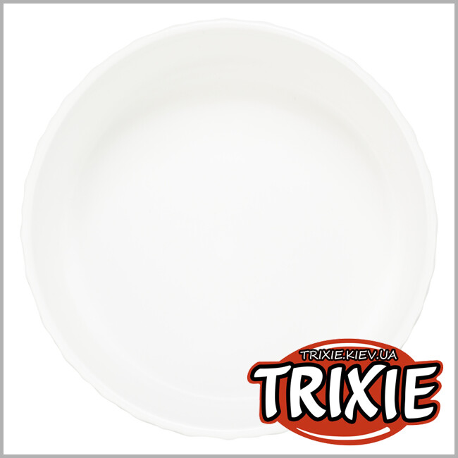ТРИКСИ Украина - Миска керамическая Trixie Ceramic Bowl (0.4L /13см белый)